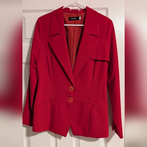 Ladies Kaida red blazer - Picture 1 of 6